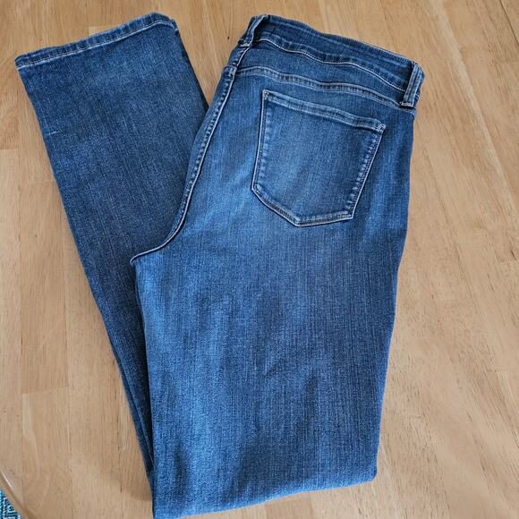Nydj Marilyn Straight Jeans Blue sz 14 - Picture 8 of 9